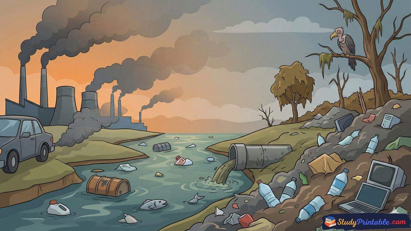 Essay on Environmental Pollution: A Growing Danger » StudyPrintable