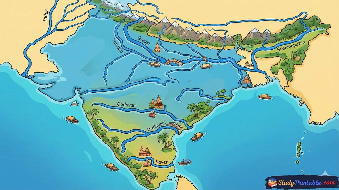 Essay on Rivers of India: Lifelines of the Nation » StudyPrintable
