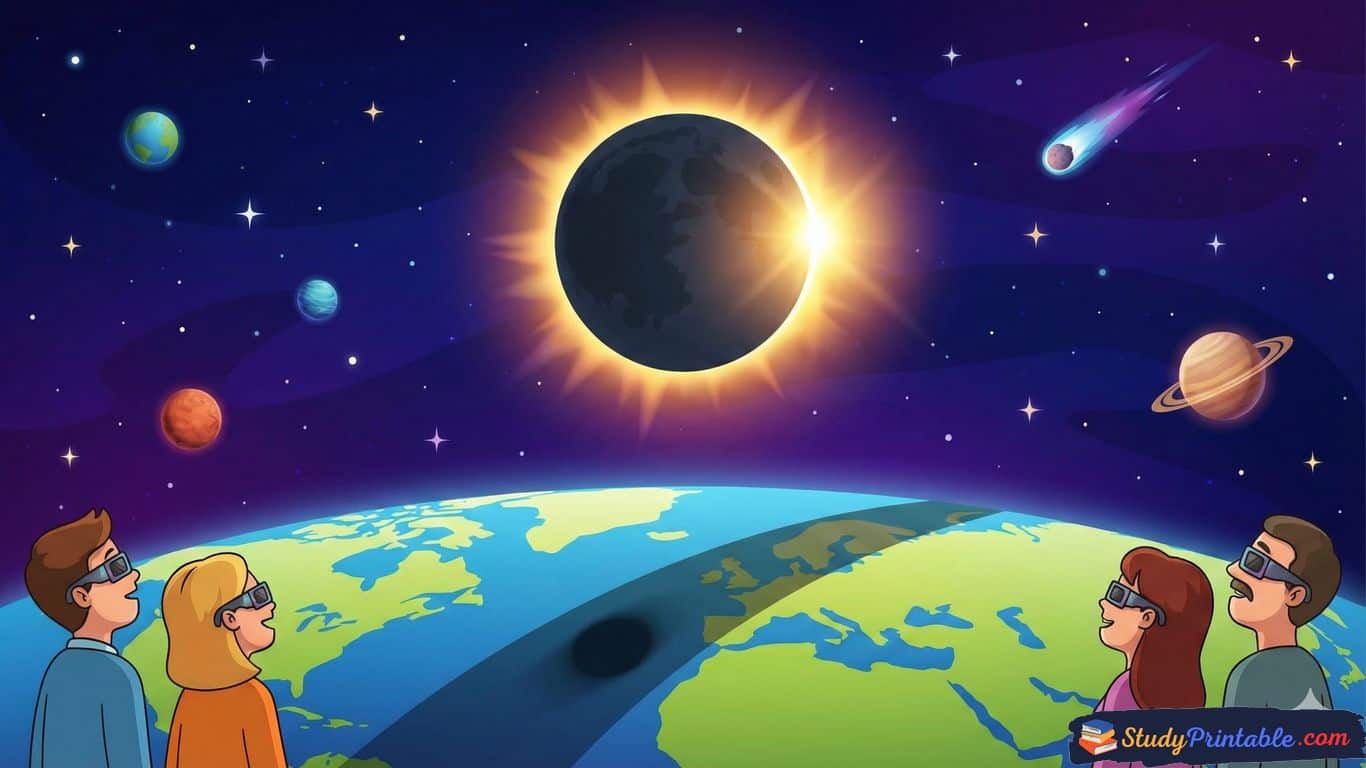 Essay on Solar Eclipse: A Natural Wonder » StudyPrintable