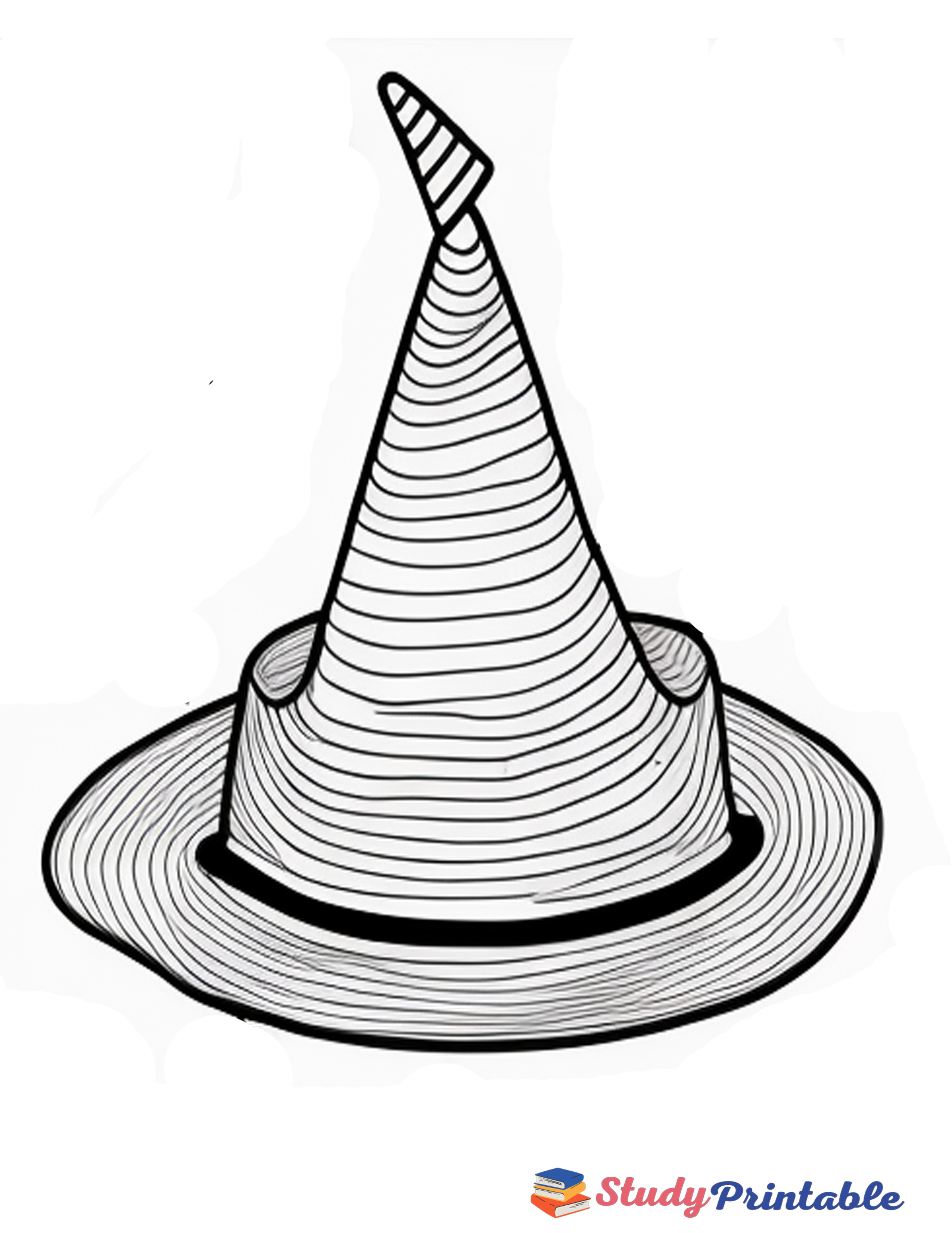 Festive Birthday Hat Coloring Page